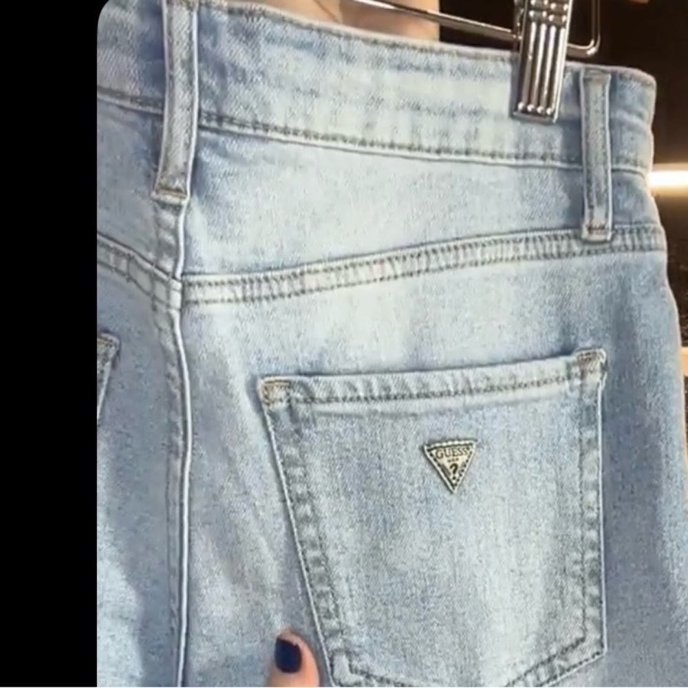 Guess Sky Blue High Rise Women's Jeans
